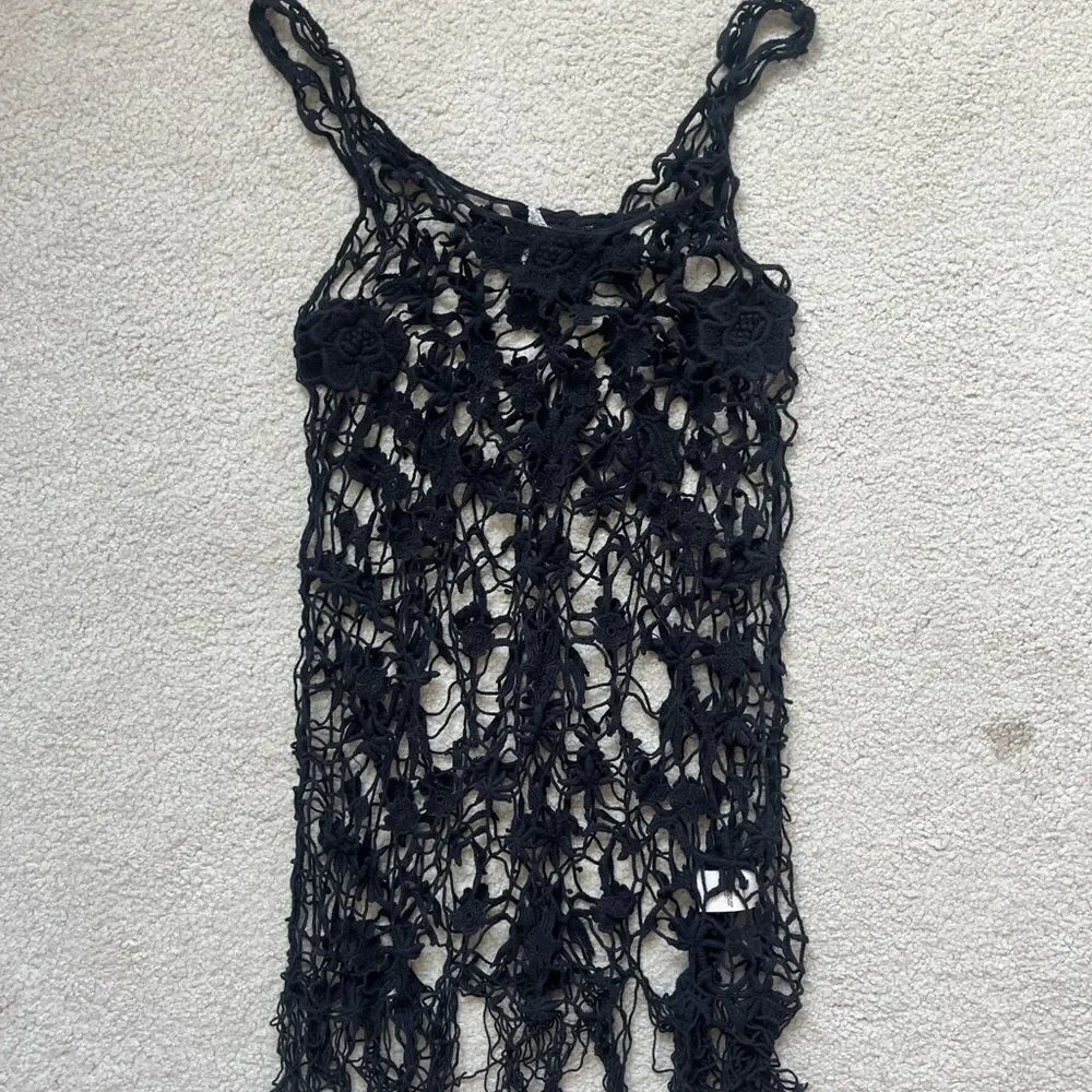 Free People Crochet Dress Swim Cover
